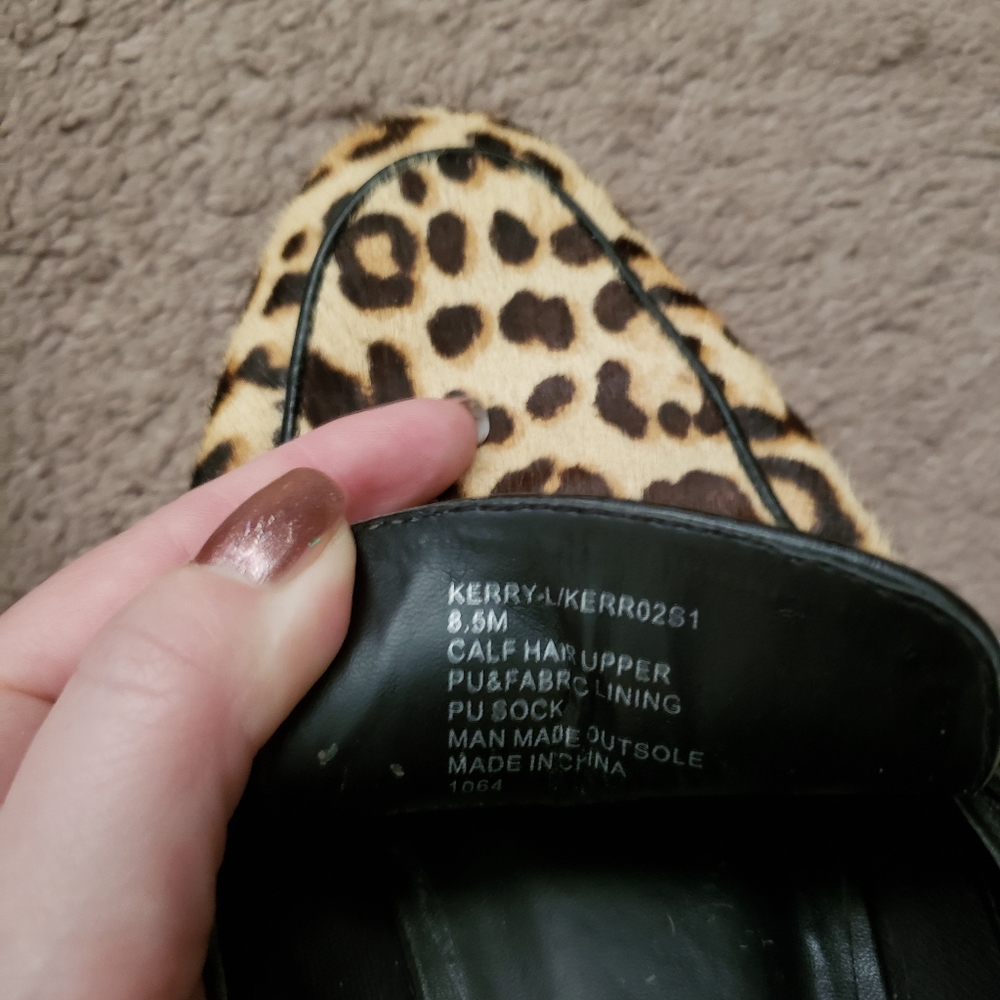 🎉HOST PICK🎉 Steve Madden leopard loafers Sz 8.5 - Picture 5 of 5